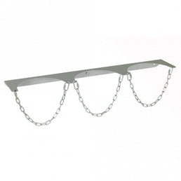Economy Gas Cylinder Wall Rack for 3 Cylinders Wall Mounted Steel Holder