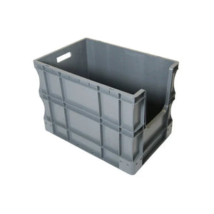 Euro Plastic Stacking Box with Grip Opening – 600x400x430mm – 90L