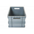 Euro Plastic Stacking Box – 400x300x235mm – 20L Capacity – Closed Base and Sides