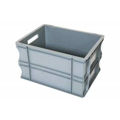 Euro Plastic Stacking Box – 400x300x235mm – 20L Capacity – Closed Base and Sides