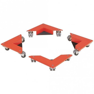 Heavy Duty Rolling Corner Skates Dolly Set of 4 600kg Capacity