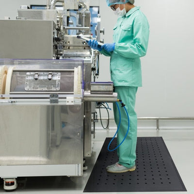 Hygimat Anti-Fatigue Hygienic Mat with Drainage Holes