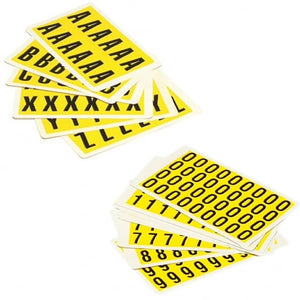 Self-Adhesive Numbers and Letters Handy Packs for Shelving & Racking