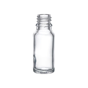 15ml clear white flint glass dropper bottle for essential oils and cosmetic serums