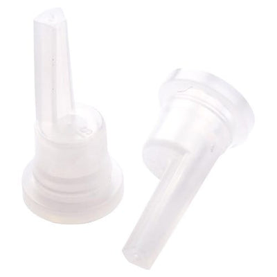 Vertical Plastic Dropper Insert – 18mm White Bottle Flow Regulator