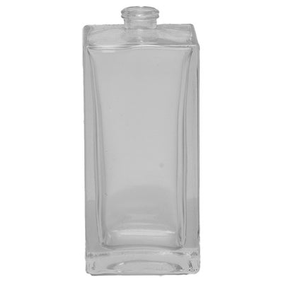 100ml Square Clear Cosmetic Bottle – White Flint Glass Bottle
