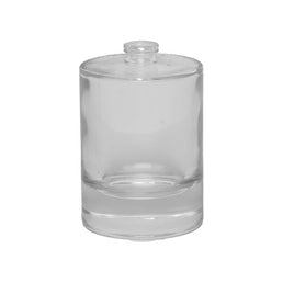 75ml Cylindrical Clear Glass Bottle – White Flint Cosmetic & Pharmaceutical Bottle