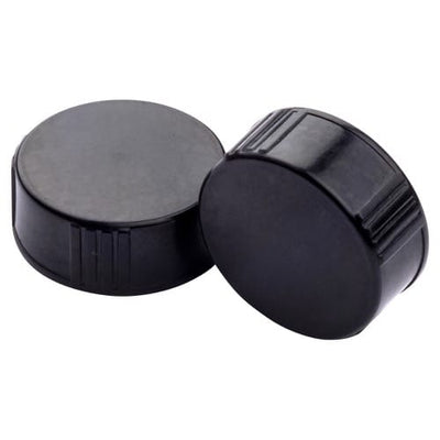 28/400 Black ABS Polycone Cap – Secure Bottle Closure