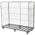 Three-Sided Super Jumbo Demountable Roll Pallet – 800 x 2000 Base, Heavy-Duty 500kg Capacity, Bright Zinc Finish