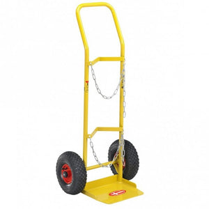 Steel Gas Empty Bottle Sack Truck, 125kg Capacity for 300mm Diameter Cylinders