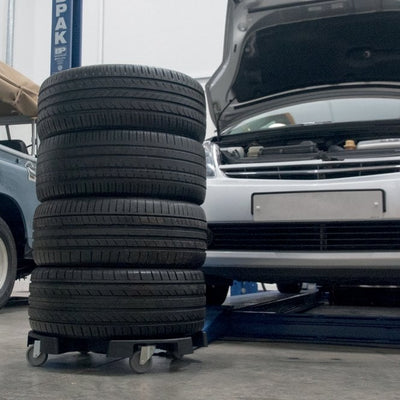 Tyre Storage Plastic Dolly 640mm Dia 136kg Capacity