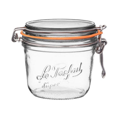 500ml Le Parfait Terrine Glass Jar – Preserving Jar with Airtight Lid | 500g
