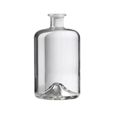 70cl Apotheker Spirit Bottle – 700ml Vintage Style Glass Bottle for Whisky, Gin, Rum & Tequila (White Flint | 600g)