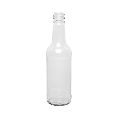 330ml Straight Neck Clear Glass Mineral Water Bottle – Flint Glass