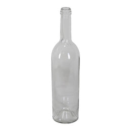 750ml Clear Bordeaux Wine Bottle – Premium Glass Wine Bottle