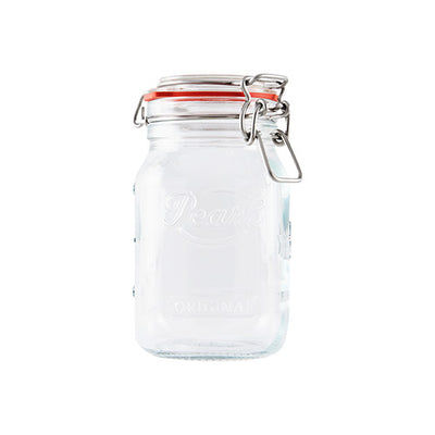 500ml Classic Swing Top Glass Jar – Airtight Clip Top Storage Jar