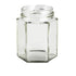 195ml Hexagonal Glass Jar