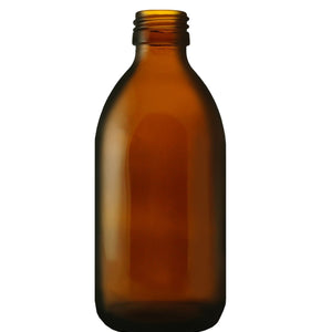 250ml Amber Alpha Glass Bottle