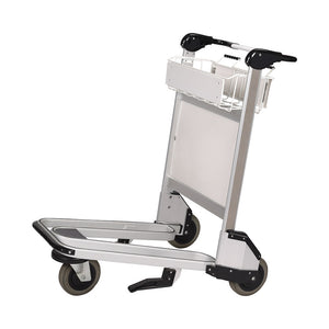 Trafficker Aluminium Airport Luggage Trolley with 3 Wheels
