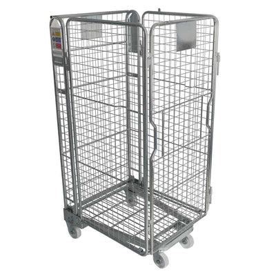 Four Sided Roll Pallet with Mesh Infill