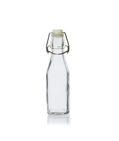250ml Water/Juice/Lemonade Swing-Stopper Glass Bottle